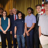Rep. Doggett with military service nominees