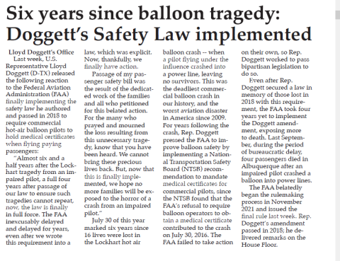 doggett-balloon-safety-law