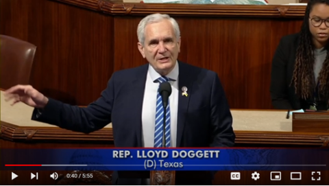 lloyd-doggett-giving-floor-speech
