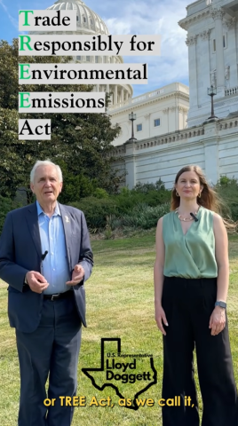 Screenshot of TREE Act Release Video