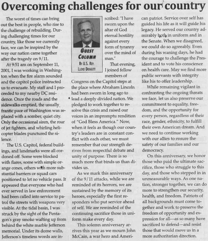 Newspaper story